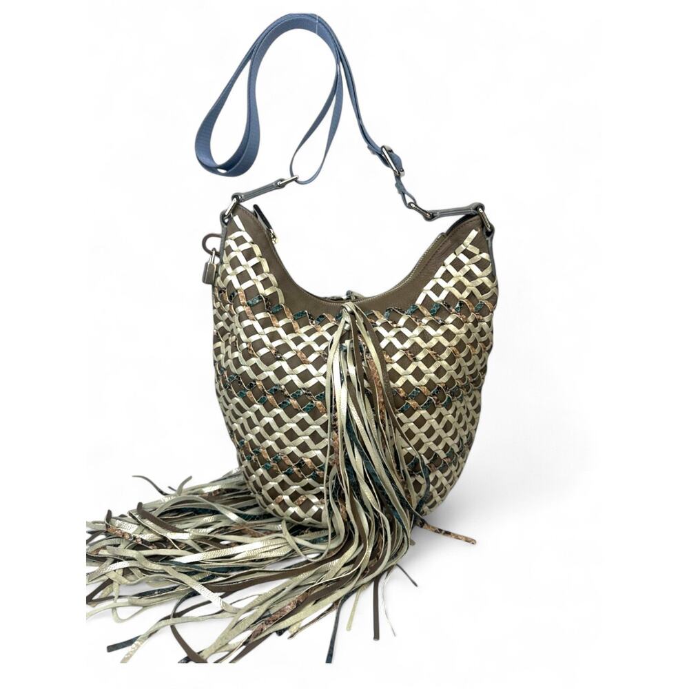 Vintage Y2K Marc Jacobs Woven Tassel Boho Hobo bag